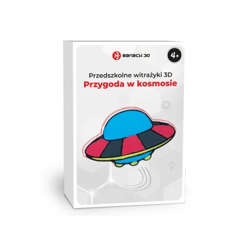 Przedszkolne witrażyki 3D Banach. Przygoda w kosmosie