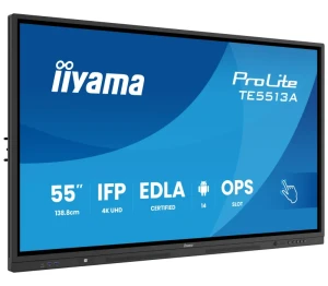 Monitor interaktywny iiyama 55" TE5513A-B2AG 4K UHD, Google EDLA, Android 14 - 0 % VAT!