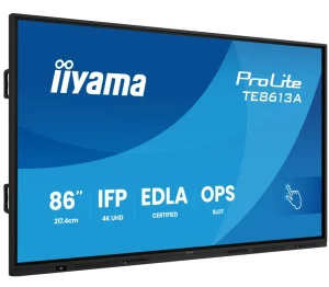 Monitor interaktywny iiyama 86" TE8613A-B2AG 4K UHD, Google EDLA, Android 14 - 0 % VAT!
