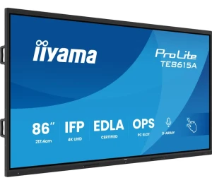 Monitor interaktywny iiyama 86" TE8615A-B2AG 4K UHD, Google EDLA - 0% VAT!