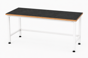 Stół warsztatowy BLOX Frame Prostokąt 1200x600 mm, rozmiar 4-6, blat pokryty tworzywem polipropylenowym