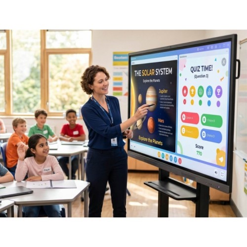 Monitor interaktywny Innex EU75 Lite 75" – 4K z Androidem 16 i Google EDLA - 0% VAT!
