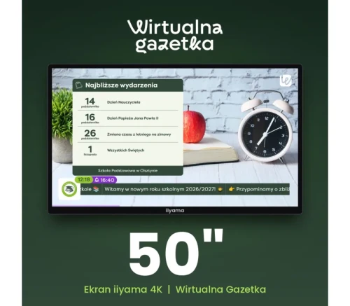 Monitor iiyama Wirtualna Gazetka WG50 50" 4K - 0% VAT!