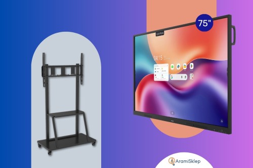 Monitor interaktywny Innex EU75 Lite 75” 4K Android 16 Google EDLA + podstawa mobilna TECHly ICA-TR30 - 0%VAT!